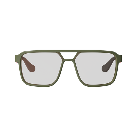 Sunglasses TheViz Pyrenees - Satin Green Polarized Silver 34 VLT