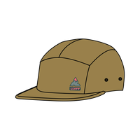 Cap Panel - brass brown
