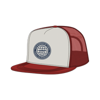 Cap Trucker - chili red