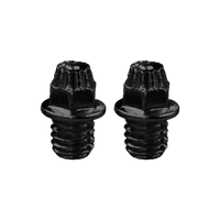 Pin Kit Pedals Diamond studs - 40pcs - stainless black