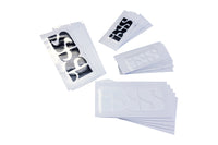 Logo stickers 3/5 cm (20 pcs) - black/white 