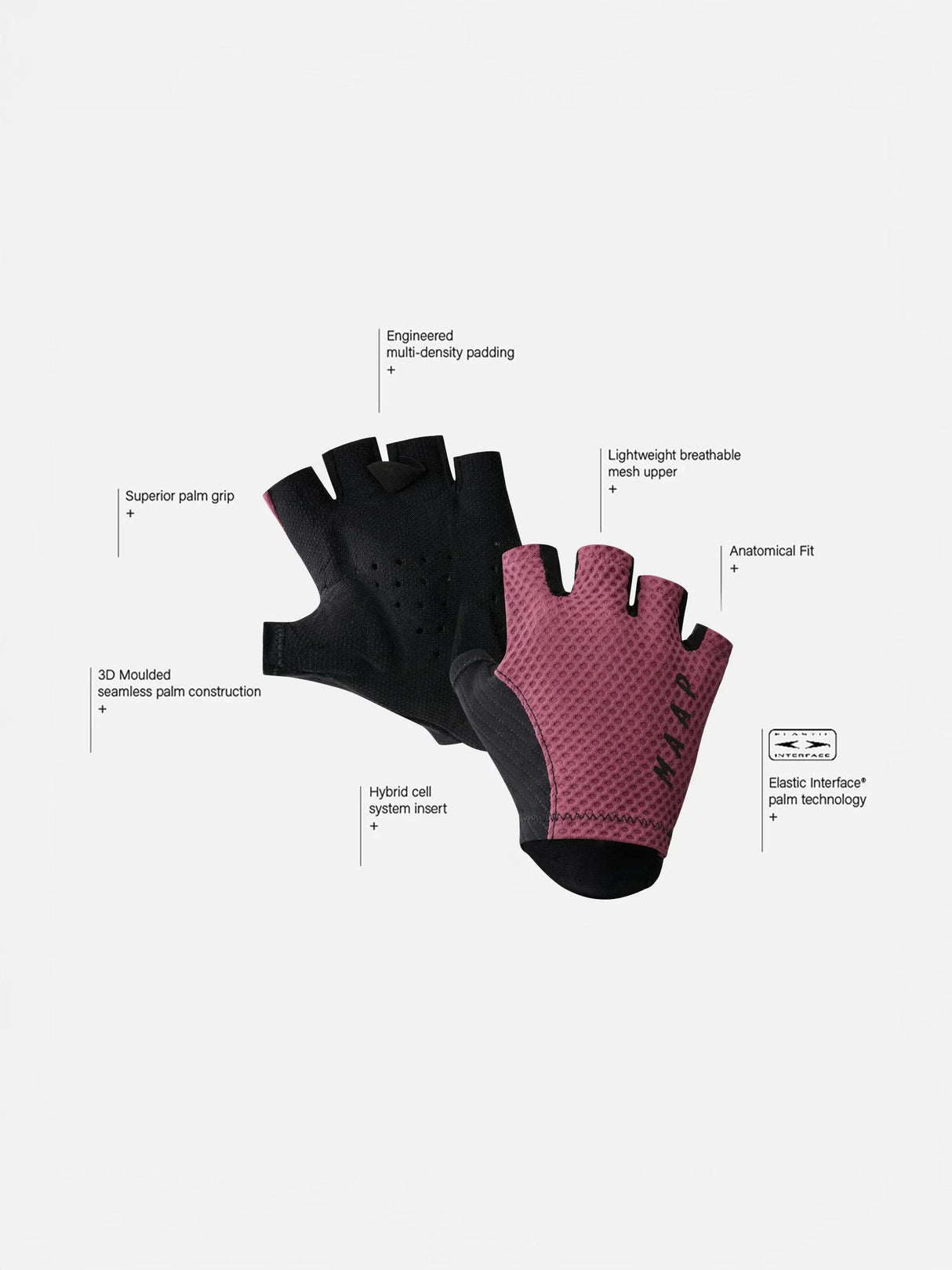 Pro Race Mitt - Mauve 