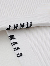 Long Division Mono Sock - white