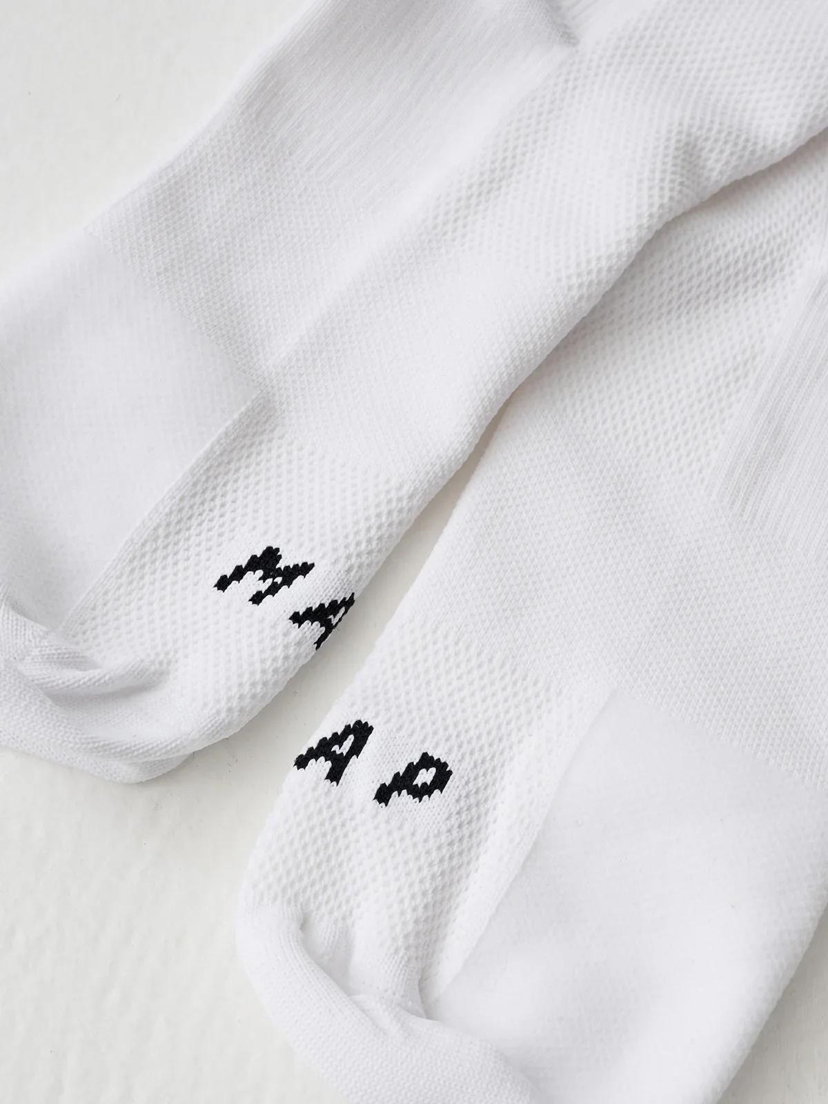 Long Division Mono Sock - white