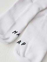 Long Division Mono Sock - white