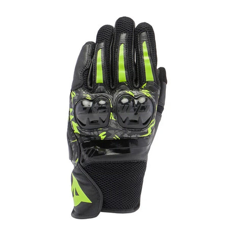 MIG 3 Unisex Lederhandschuhe - Black/Anthracite/Yellow-Fluo