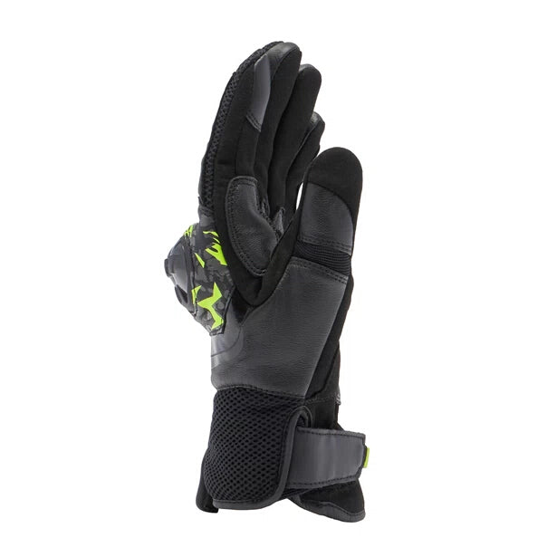 MIG 3 Unisex Lederhandschuhe - Black/Anthracite/Yellow-Fluo