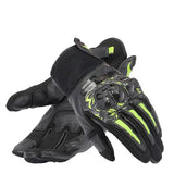 MIG 3 Unisex Lederhandschuhe - Black/Anthracite/Yellow-Fluo