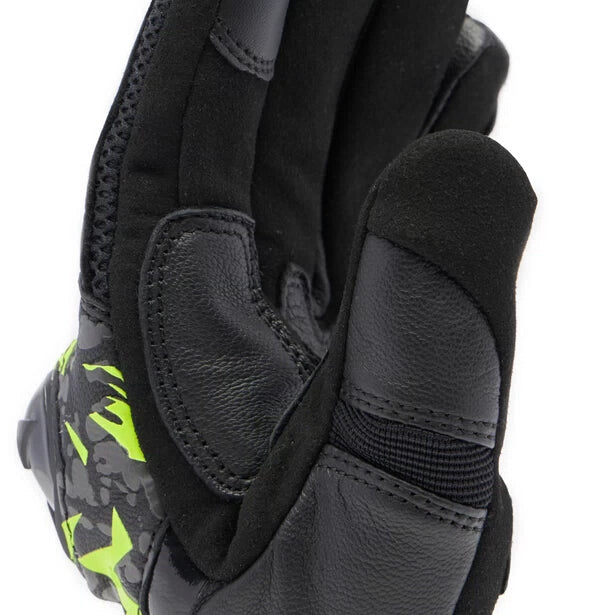 MIG 3 Unisex Lederhandschuhe - Black/Anthracite/Yellow-Fluo