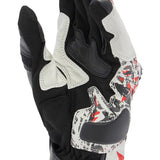 MIG 3 Unisex Lederhandschuhe - Black/Red Spray/White
