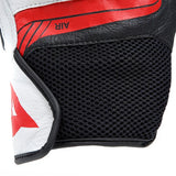 MIG 3 Unisex Lederhandschuhe - Black/White/Lava-Red