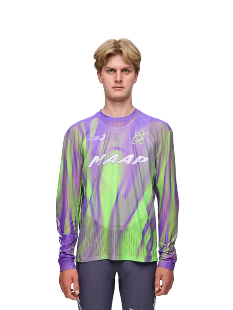 Worldtour 26 Mesh LS Tee - Blackout Glow