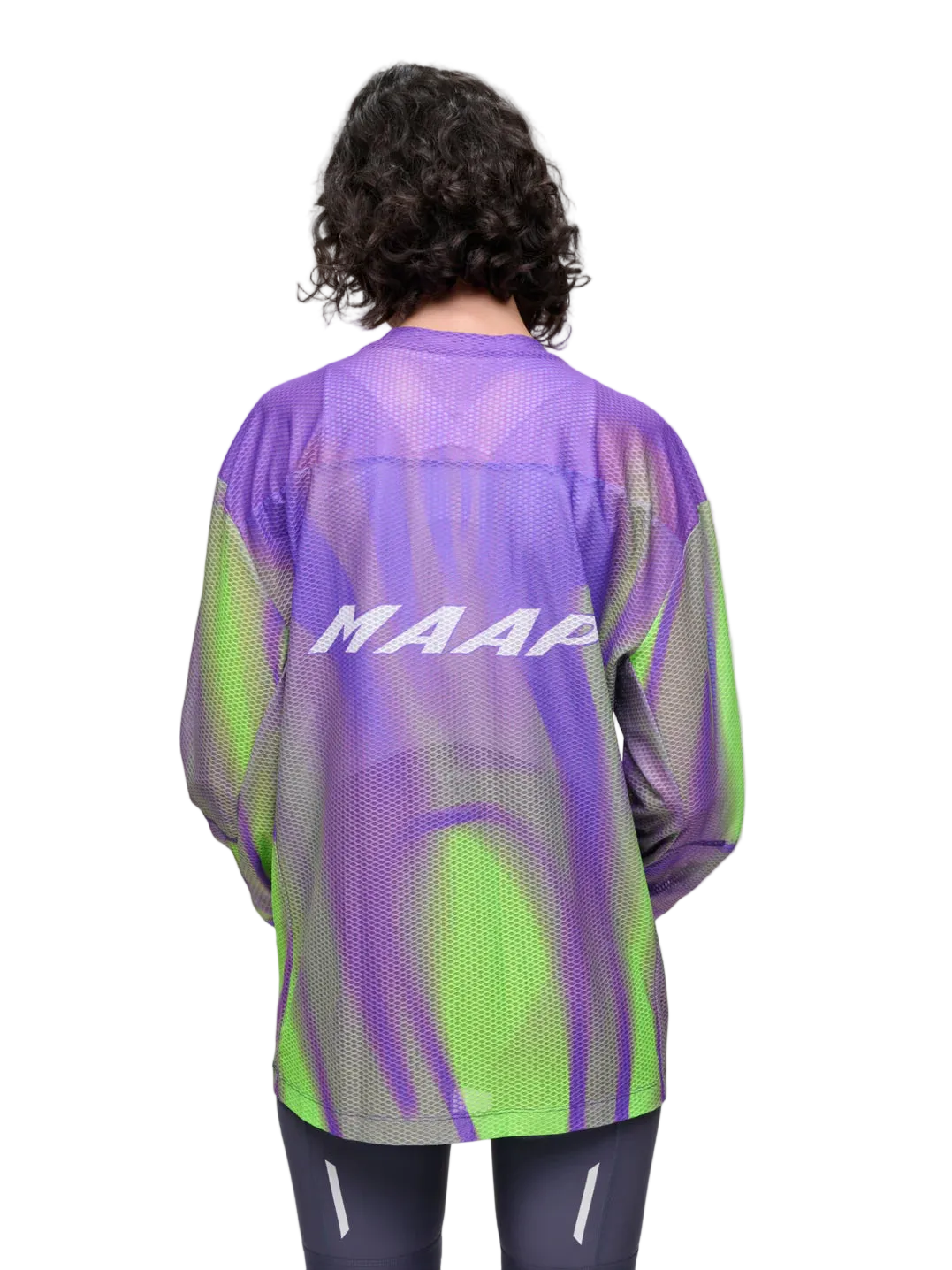 Worldtour 26 Mesh LS Tee - Blackout Glow