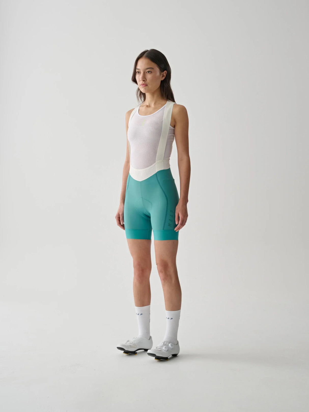 Women's Short Team Bib Evo Cargo - Lagoon 
