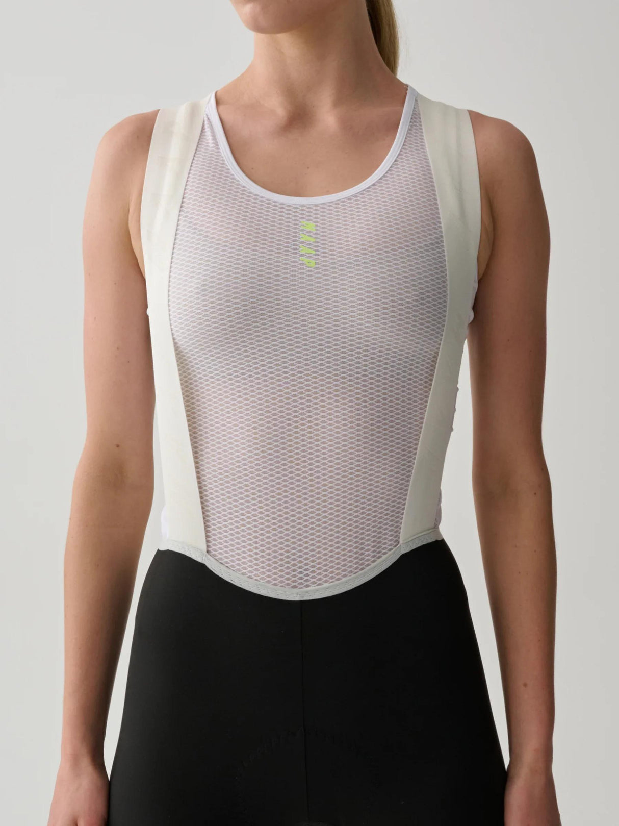 Women's Aeon Bib Shorts - Black/White 