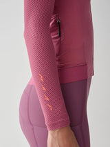 Women's Evade Pro Base LS Jersey 2.0 - Mauve 