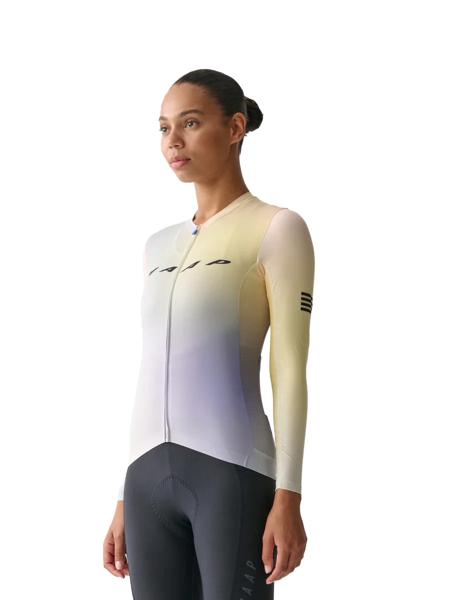Women's Blurred Out Pro Hex LS Jersey - Shell Mix