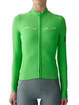 Women's Evade Thermal LS Jersey 2.0 - Limedrop