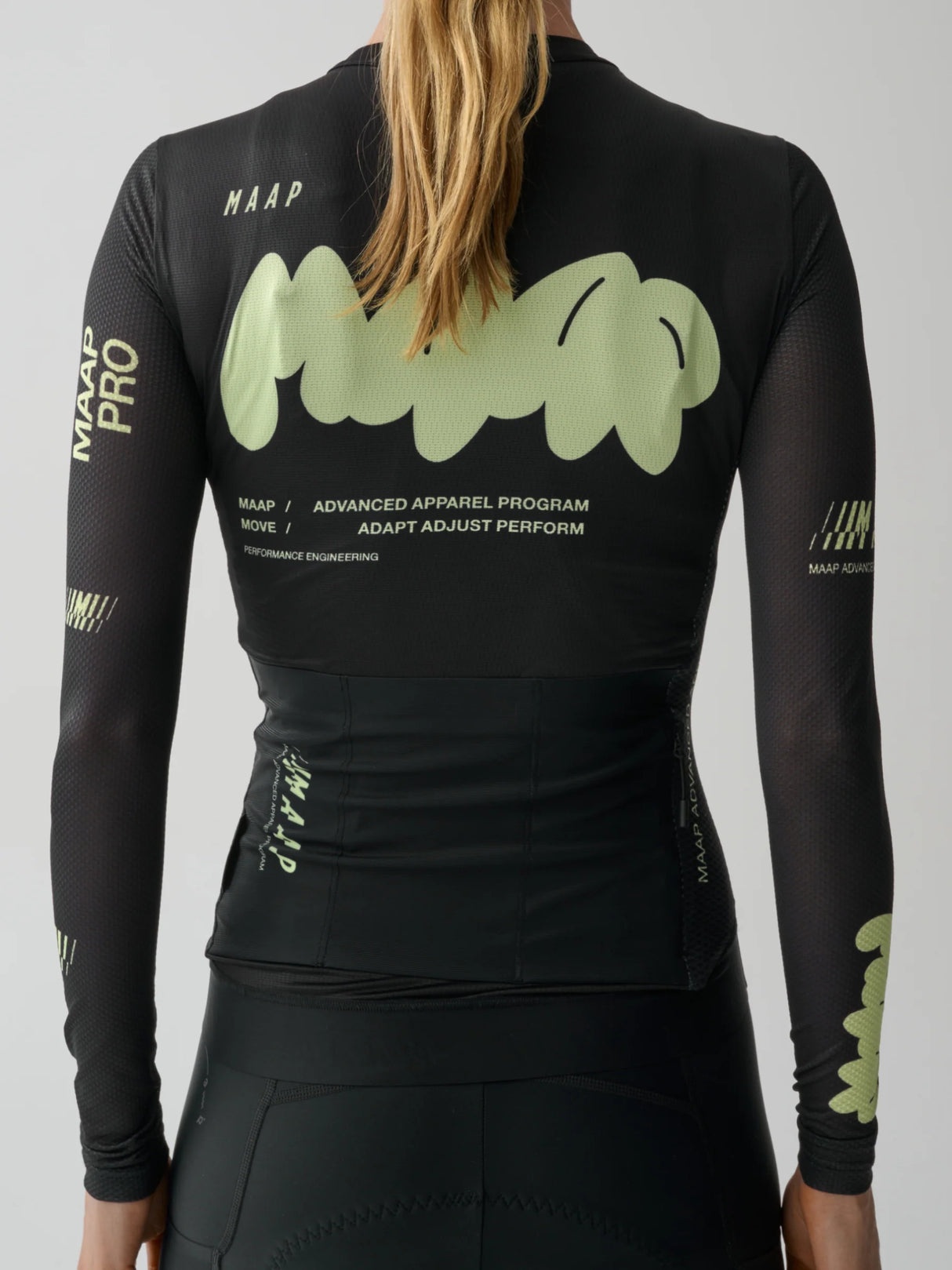 Womens Aerate Pro Air LS Jersey 3.0 - Black