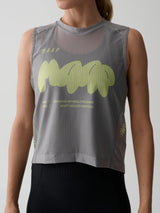 Womens Aerate Mesh Tank - Alloy 