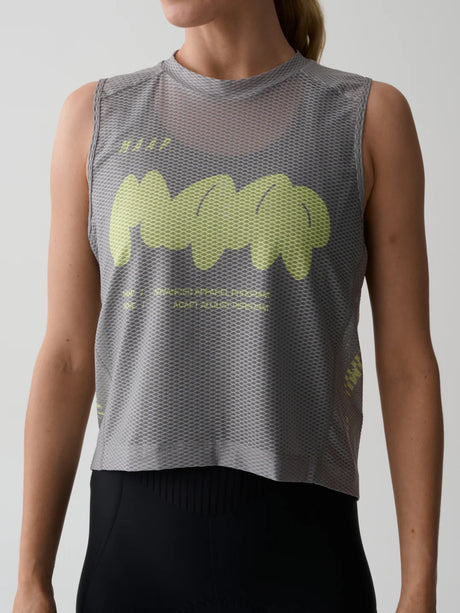 Womens Aerate Mesh Tank - Alloy 