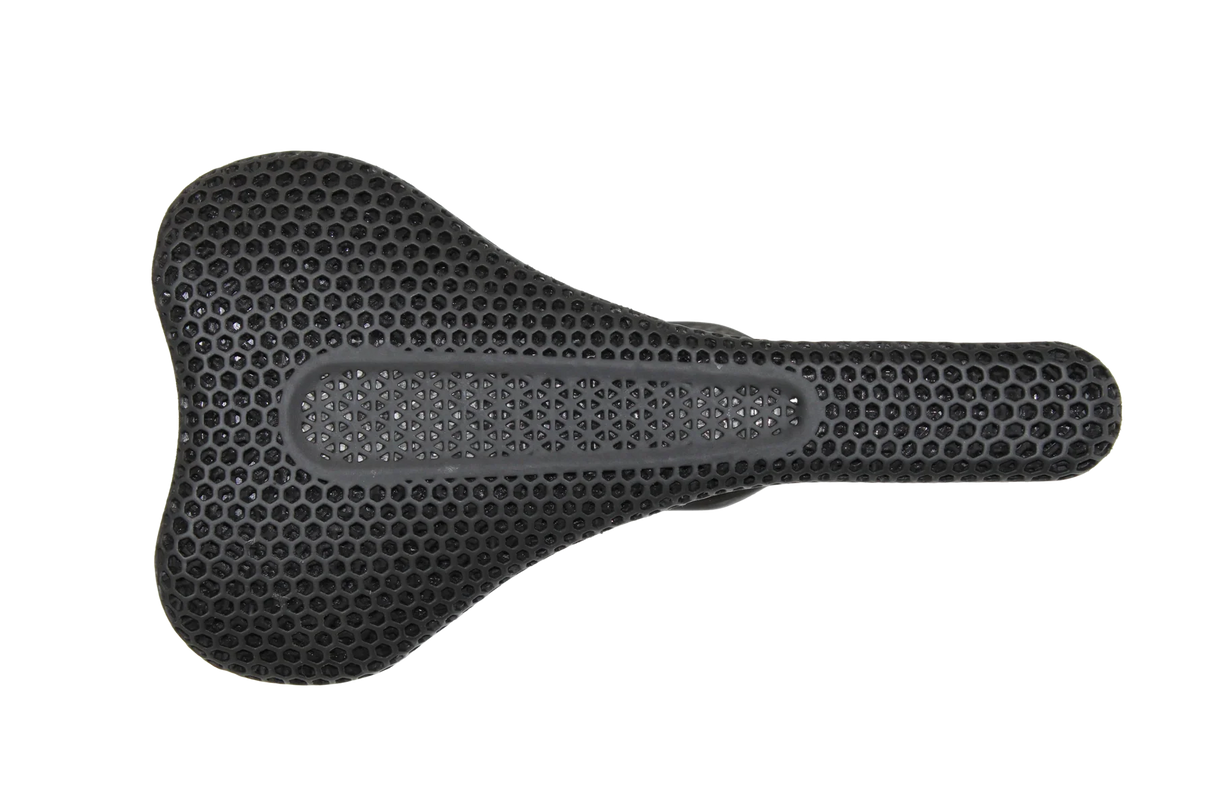 3D Sattel Carbon Honeycomb - schwarz