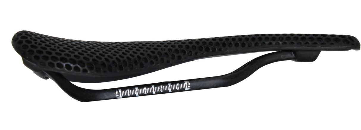 3D Sattel Carbon Honeycomb - schwarz