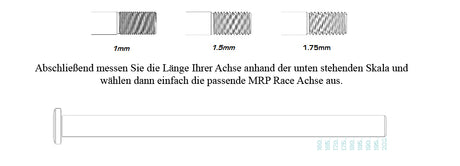 Nachrüstbare Hinterachse 1.75 - schwarz
