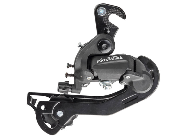 MTB Schaltwerk Achsmontage langer Käfig 2/3x6/7 speed - black