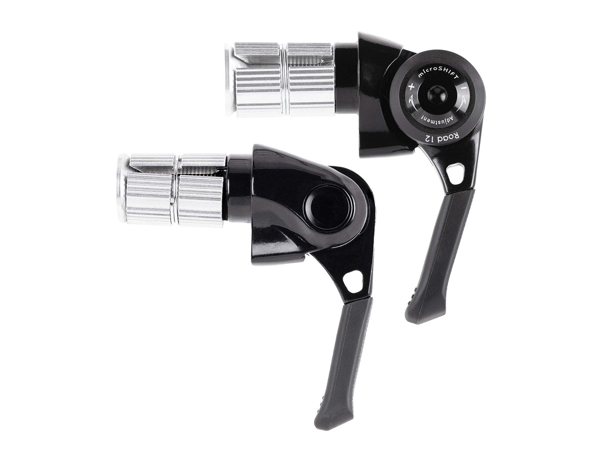 Road Bar End Shifters, Set, 2x12-fach - Black