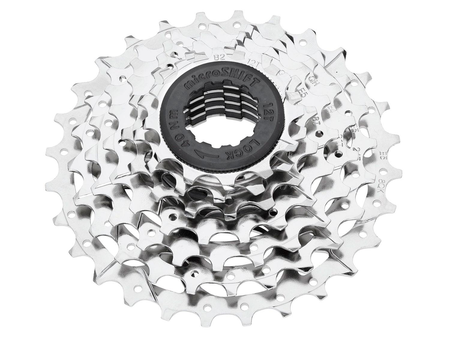 MTB cassette 7sp 12-28T Nickel