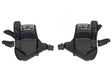 MTB Thumb-tap Schalthebel-Set Pair Shimano 3x7 speed - black
