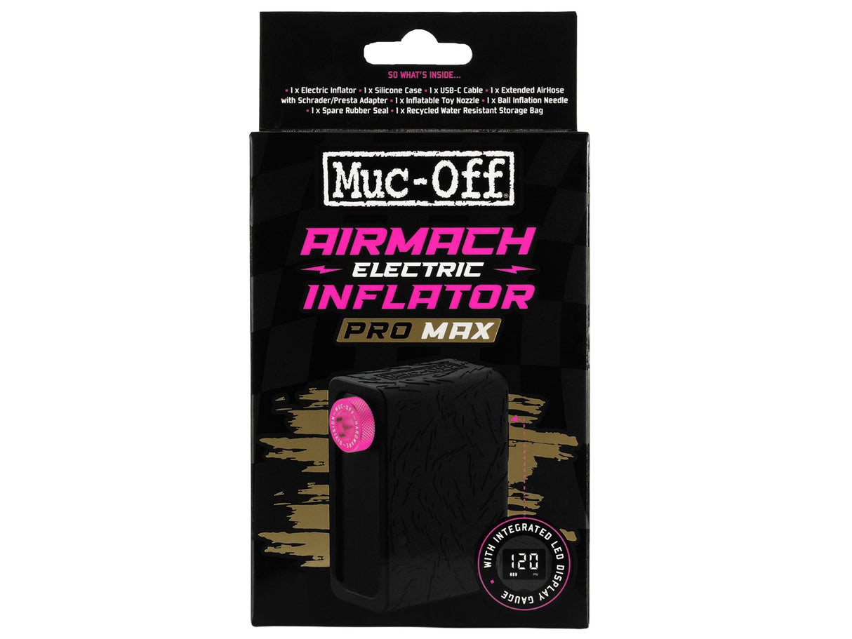 Muc Off Airmach Electric Pro Max Inflator - black