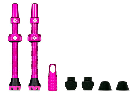Ventile V2 für Tubeless Reifen - pink - MTB & Road