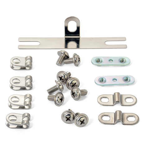 ENE F1 & F2 Schutzblech Montage Set - silver