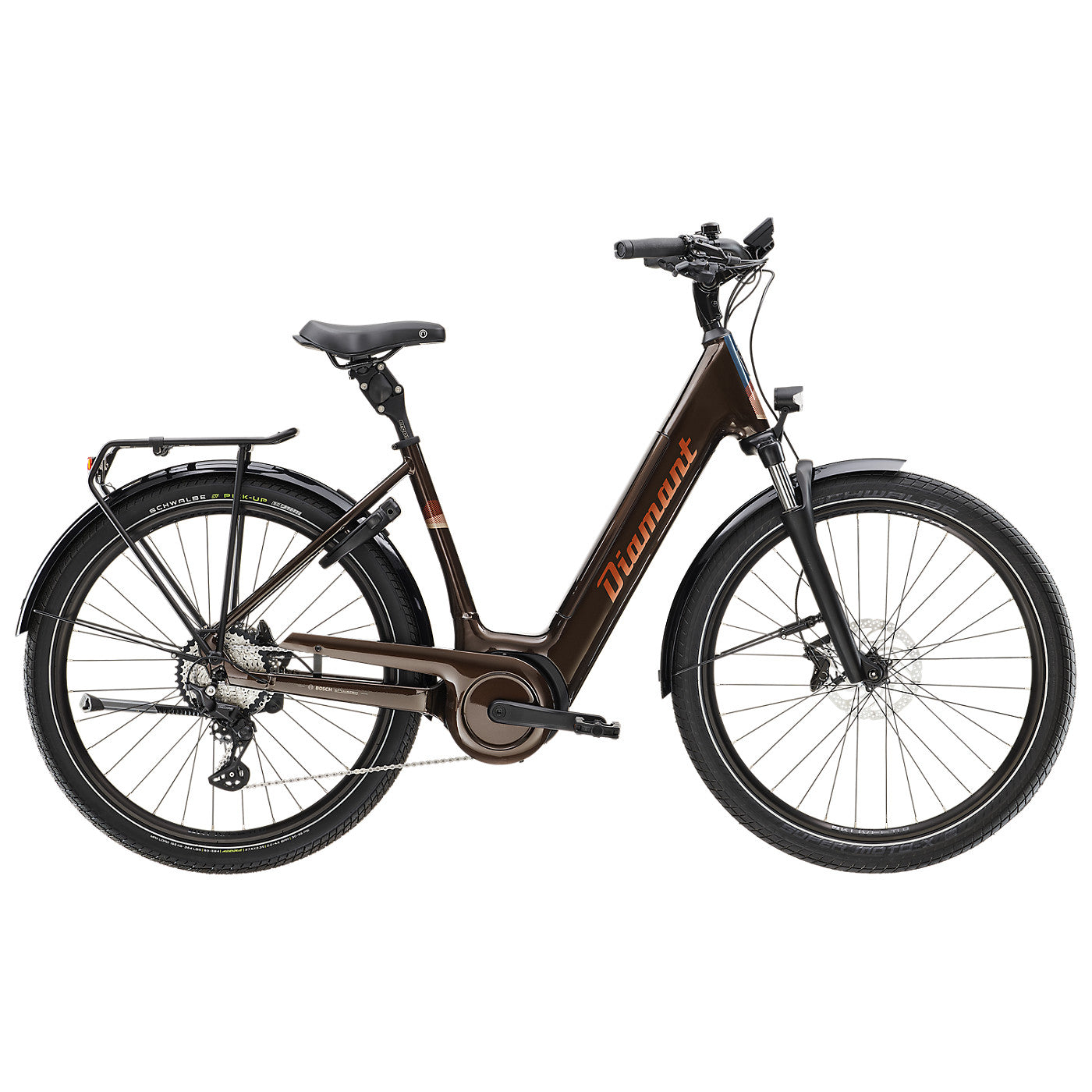 Diamant Rad E-Trekkingrad Mandara 160 Gen 3 Tiefeinsteiger Berninabraun Metallic 725Wh S