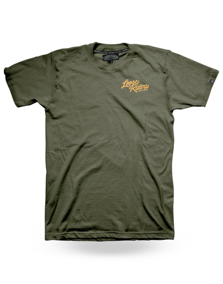 Mens T-Shirts - Airshark Olive