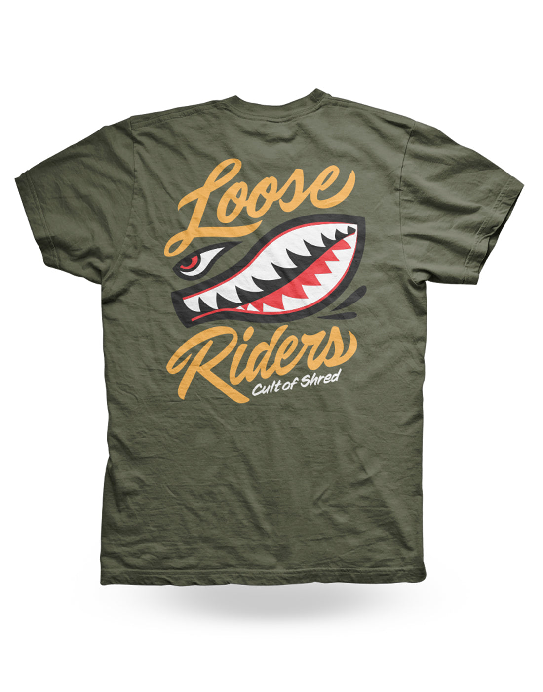 Mens T-Shirts - Airshark Olive