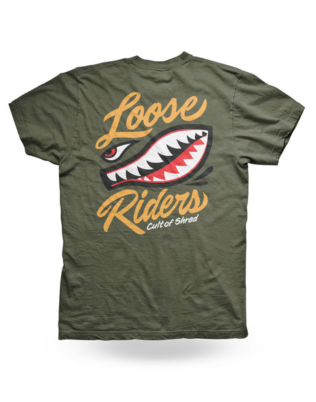 Mens T-Shirts - Airshark Olive