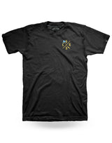 Mens T-Shirts - Shroom Skull Black
