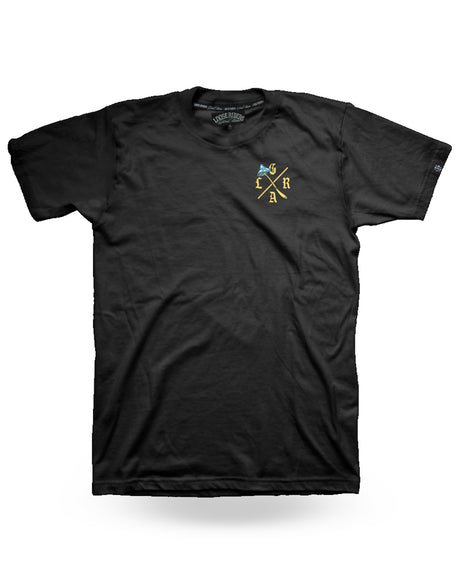 Mens T-Shirts - Shroom Skull Black