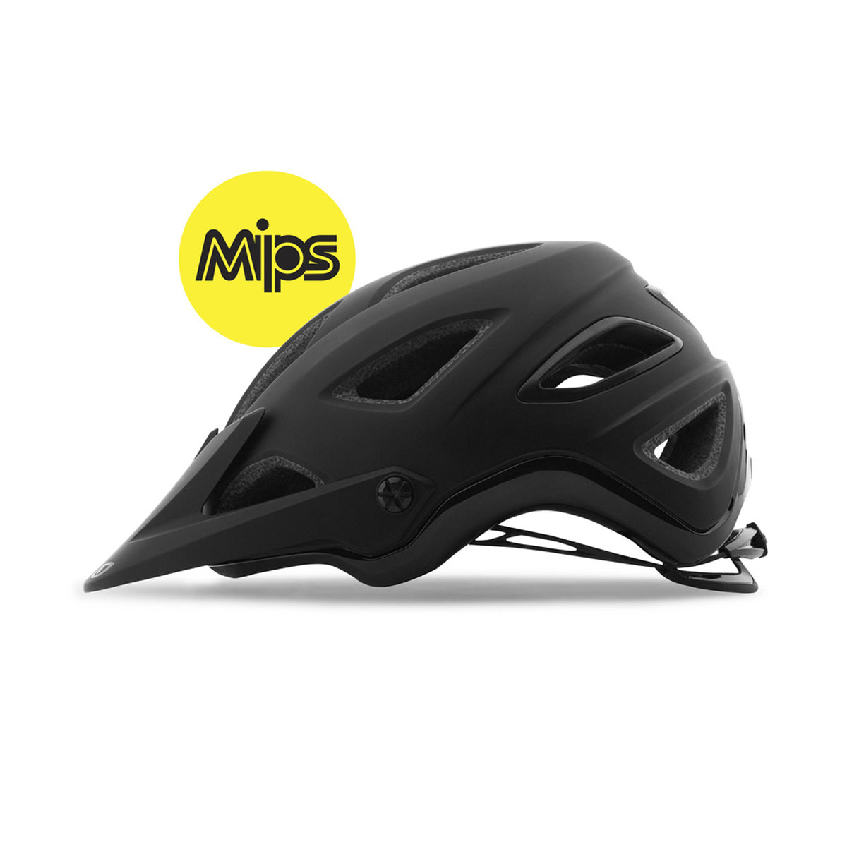 Giro Fahrradhelm MONTARO Mit MIPS, Größe M – Mattschwarz, 16 Belüftungsöffnungen, CE-zertifiziert
