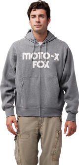 Moto-X Oversized Flc Zip Circa74 Special Edition - Heather Graphite