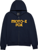 Moto-X Oversized Flc Zip Circa74 Edición Especial - Medianoche