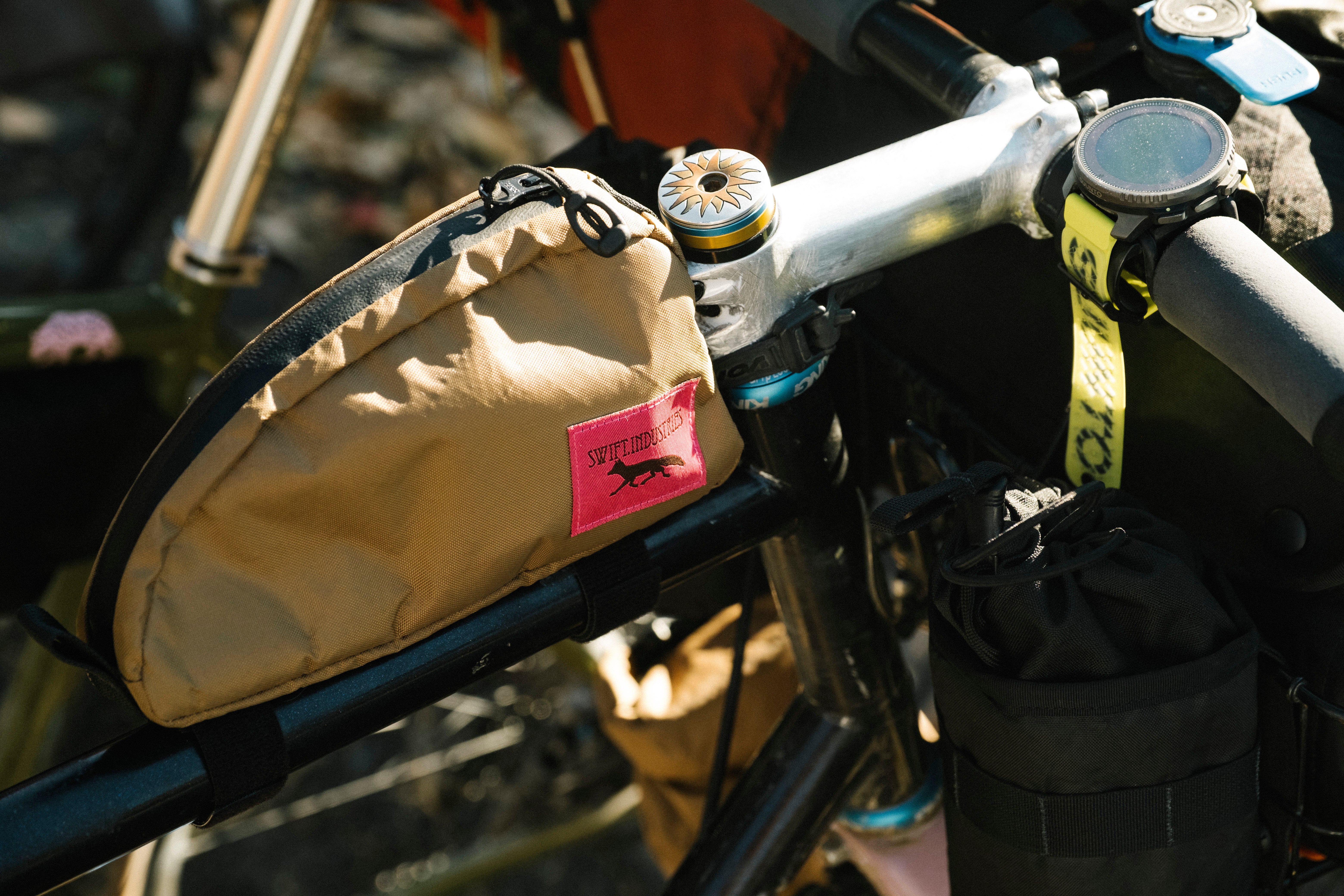 Moxie top tube bag - coyote