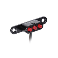 E3 Fanale posteriore 2 montaggio a rack - 6V - FR - nero