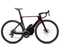 ORCA AERO M31e Ltd PWR - Wine Red Carbon View (Gloss) - Carbon Raw (Matt)