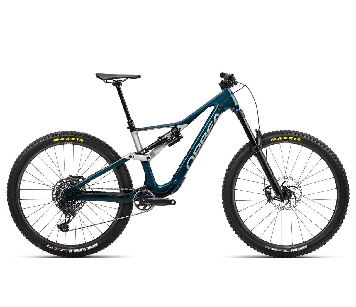 RALLON M10 - Jade Green Carbon View (Gloss) - Stone Silver (Matt)