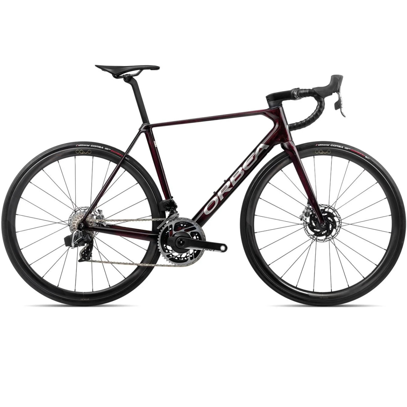 Orbea Rennrad ORCA M11eLTD PWR Wine Red - Titanium (Gloss) 53 cm