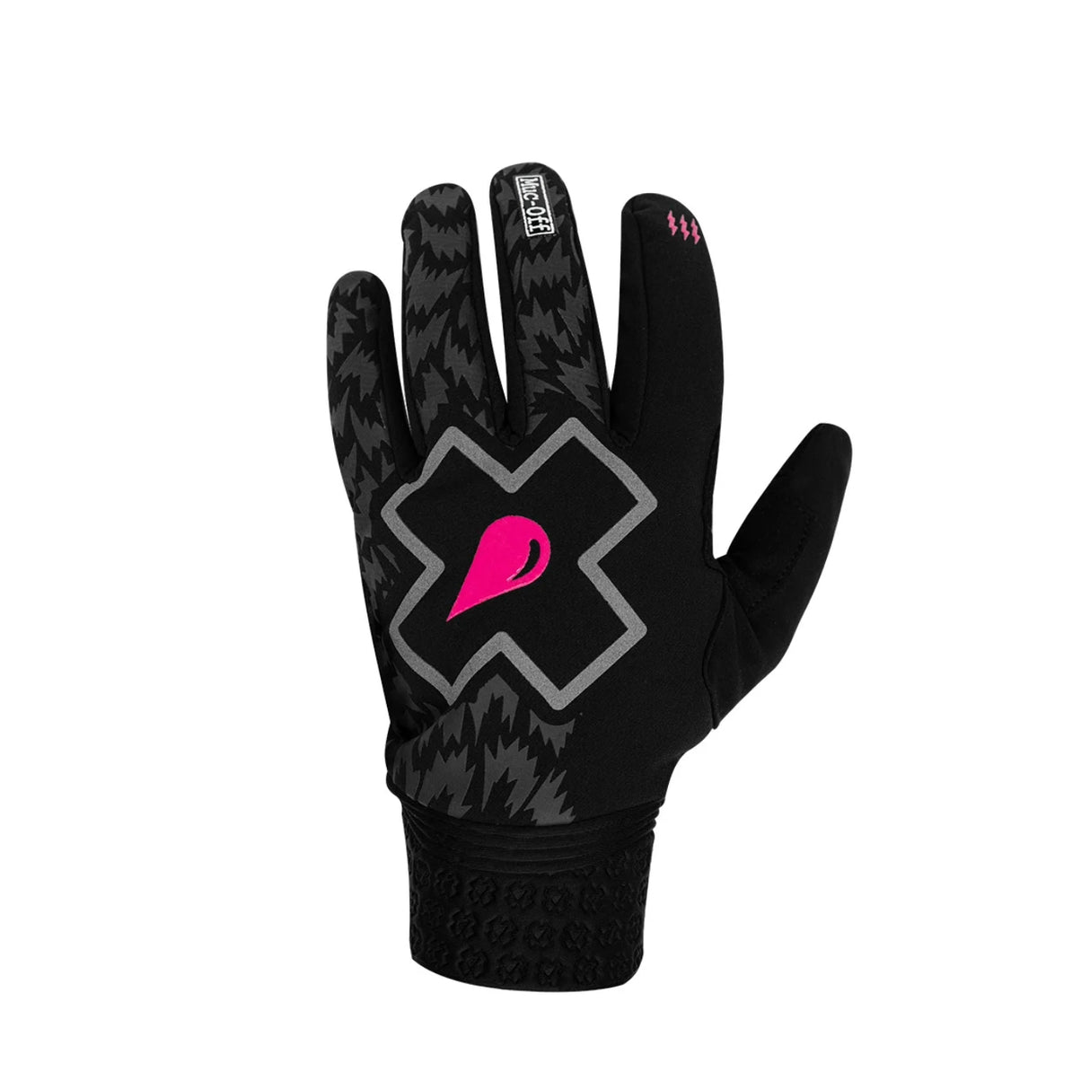 Winter Rider Gloves - Black/Grey Bolt